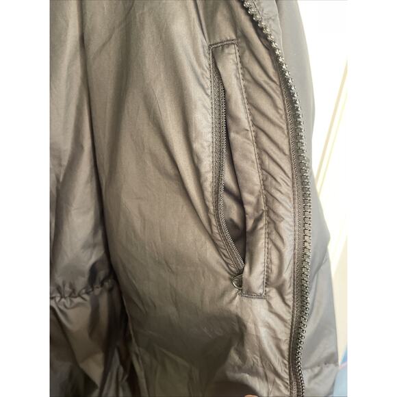 The North Face Metropolis Parka Coat Women's 1X Blk 600 Down Long Winter No Hood - Picture 8 of 16